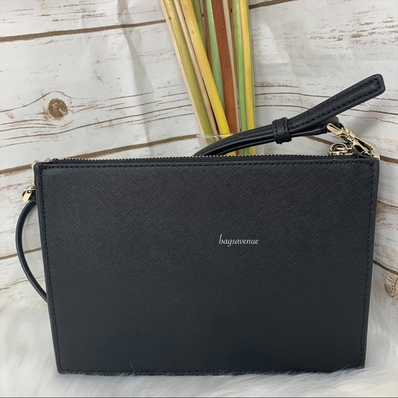 Kate spade Cameron zip crossbody black leather - Picture 5 of 6
